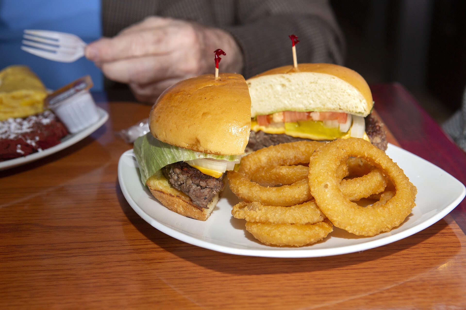 Burger-and-Onion-Rings